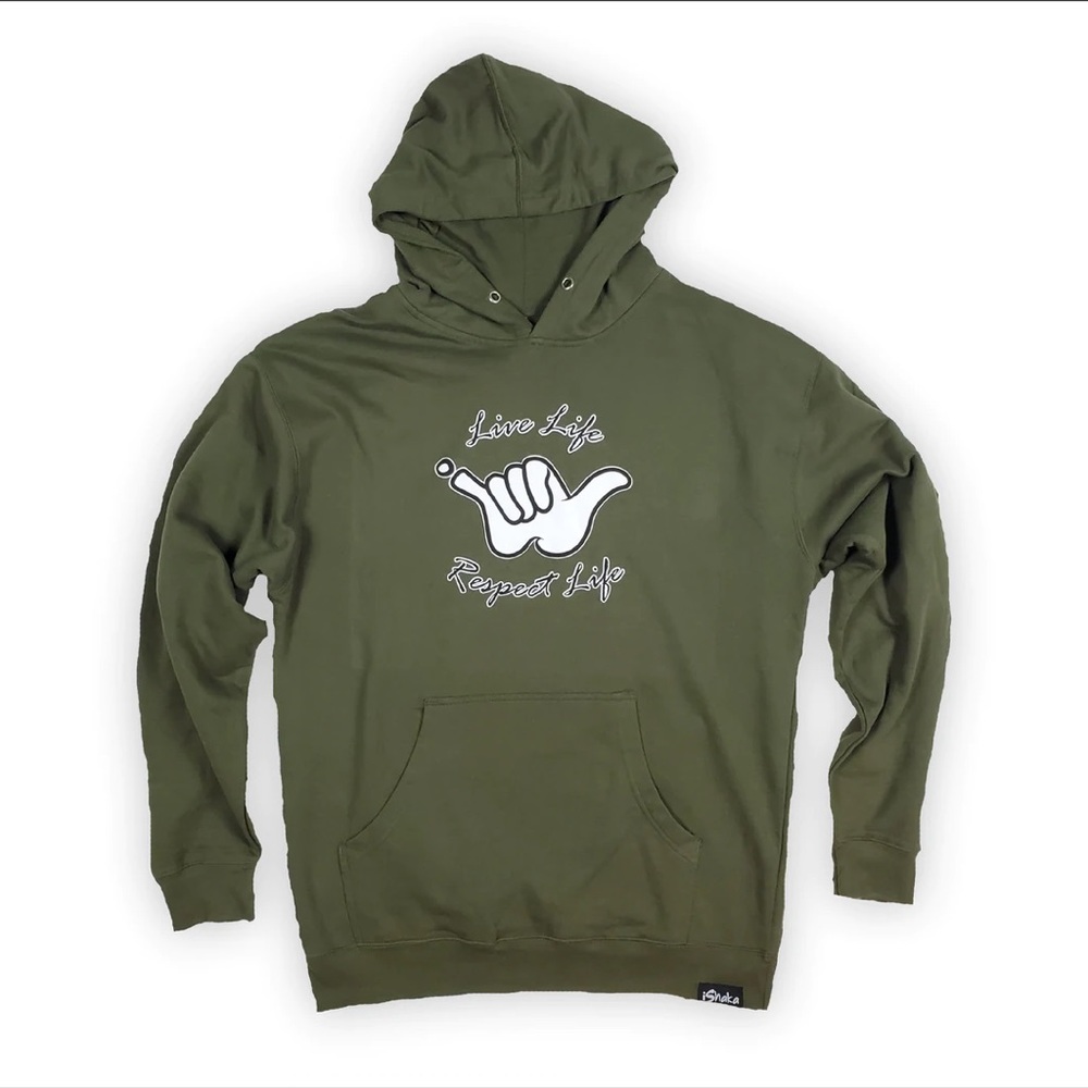 OLIVE GREEN HOODIE